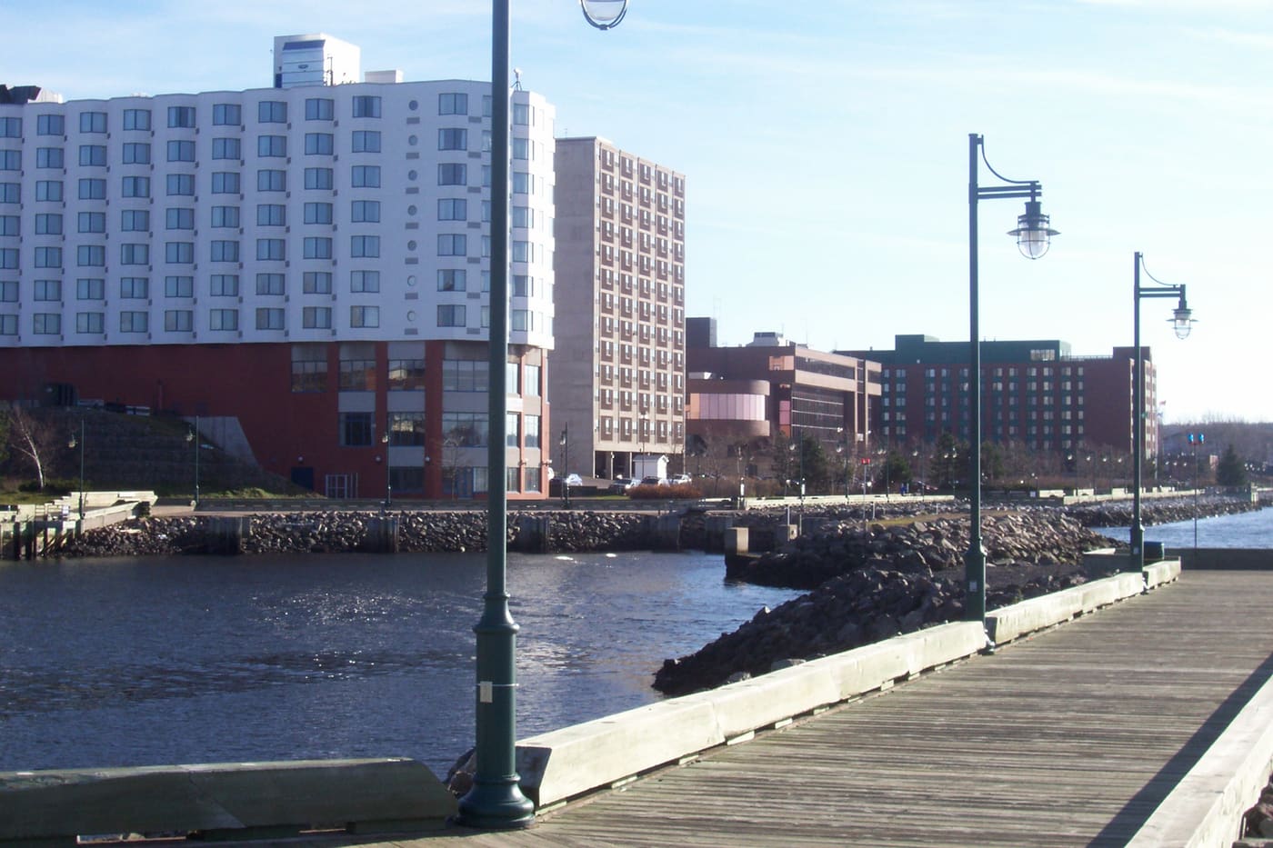 The Sydney waterfront boardwalk, Cape Breton